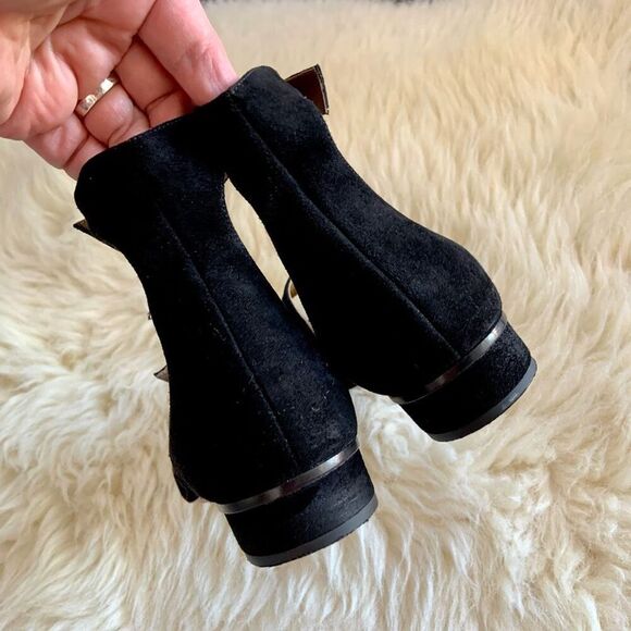 CHLOÉ Multi-strap Suede Ballet Flats (Sz 39.5) - Picture 8 of 13